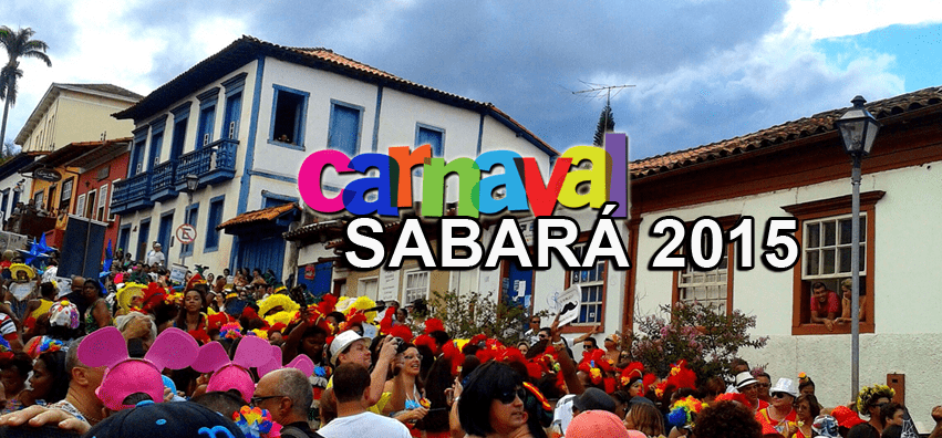 Programação do Carnaval de Sabará 2015
