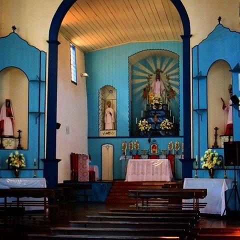 Interior da Igreja das Mercês em Sabará Foto: Viagens e Passeios em Minas