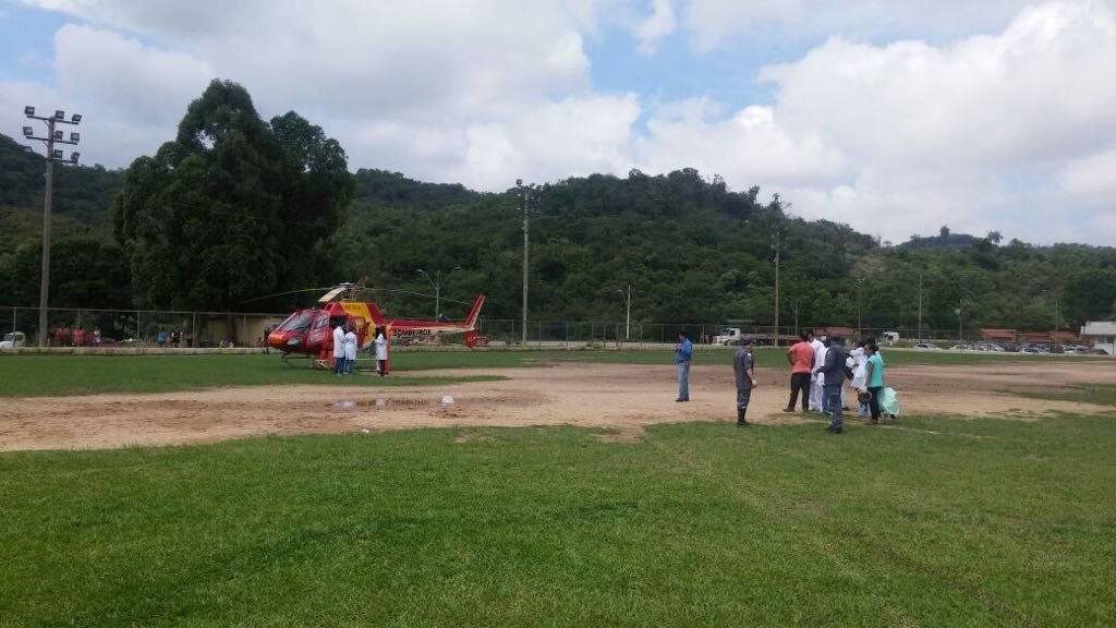 Acidente entre caminhão e bicicleta deixa um ferido no bairro Nações Unidas