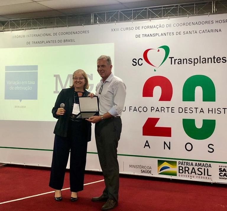 Minas recebe prêmio por maior captação de órgãos do país
