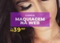 Curso de Maquiagem, com certificado, R$39,90 taxa única