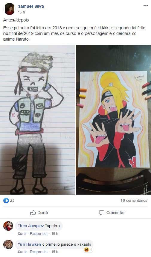 VÍDEO] Ensina a desenhar seus personagens favoritos de anime sem ir para  uma escola de desenho e s…