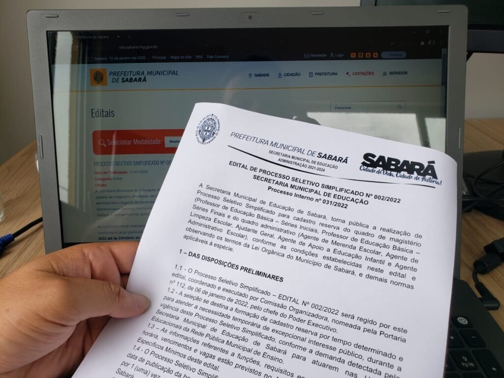 Divulgação/Prefeitura de Sabará
