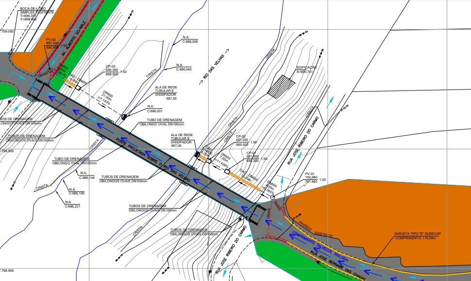 Nova ponte ligará os bairros da Adelmolândia, Arraial Velho e Paciência