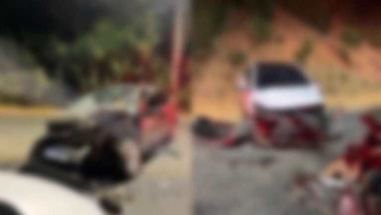 Acidente de trânsito deixa uma pessoa morta e cinco feridas em Sabará
