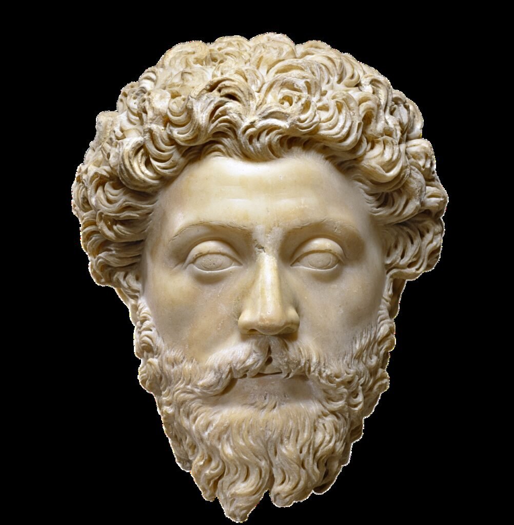 marcus aurelius, sculpture, bust