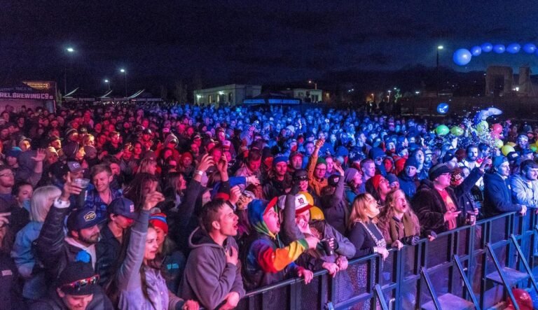 People Standing in Front of Stage
