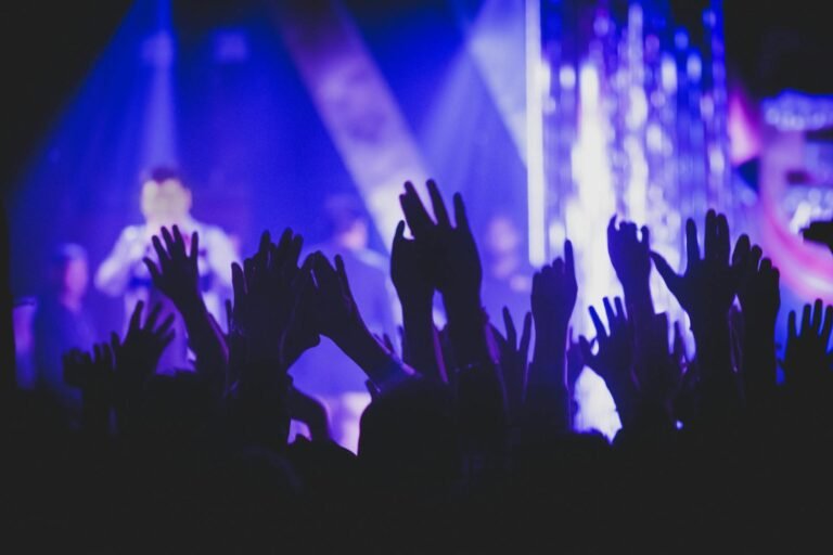 Crown Raising Hands during Performance