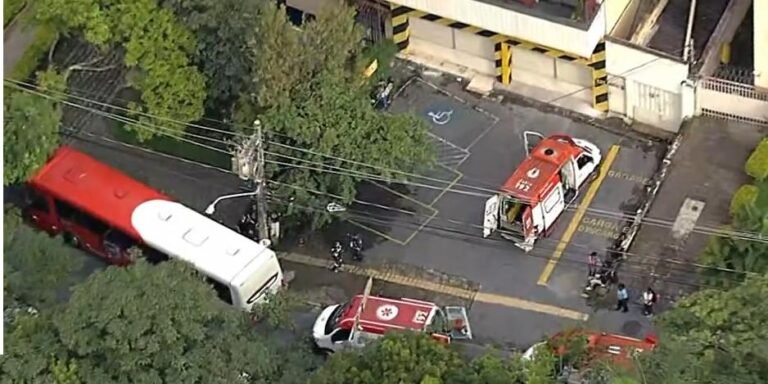 Acidente com ônibus de Sabará deixa seis feridos em Belo Horizonte