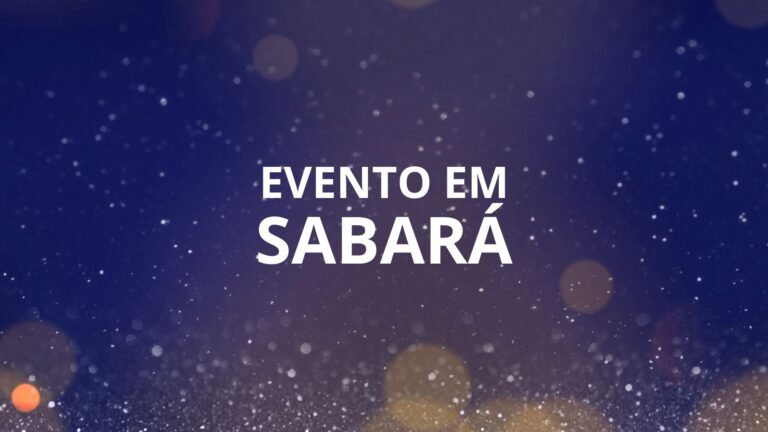 Veja a Programação do Aniversário de Sabará 2025