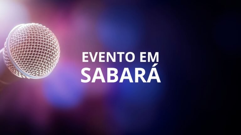 Prefeito de Sabará abre votação para escolher atração do aniversário da cidade
