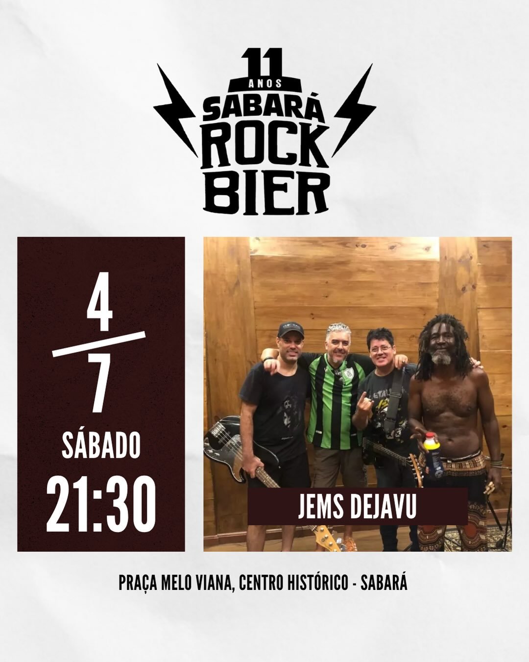 De 3 a 5 de julho, a Praça Melo Viana recebe a 11ª edição do Sabará Rock Bier, com uma programaç (5)