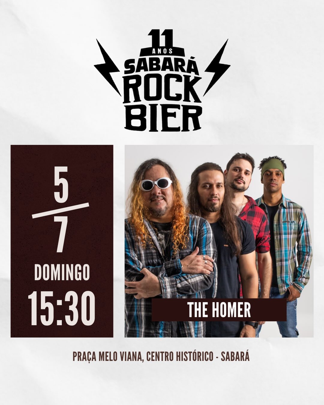 De 3 a 5 de julho, a Praça Melo Viana recebe a 11ª edição do Sabará Rock Bier, com uma programaç (7)
