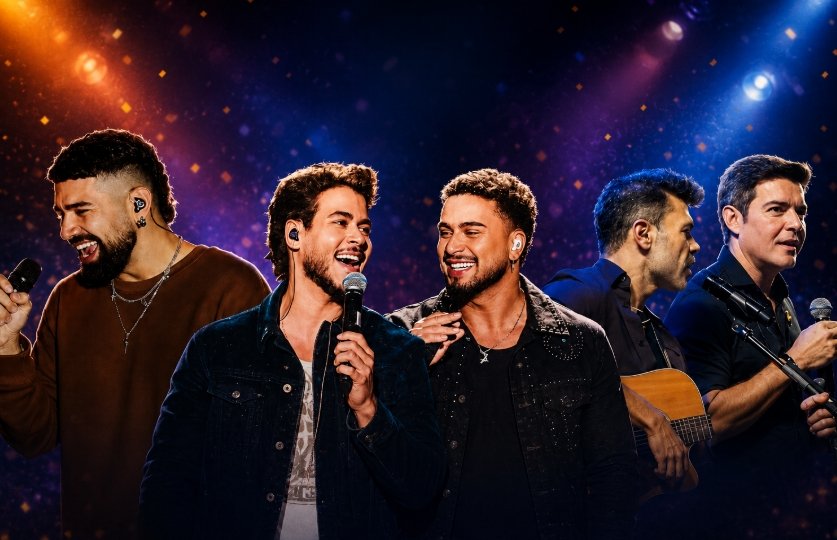 Marcos & Belutti, Danilo e Davi e Dilsinho agitam o aniversário de Sabará. Confira as datas e horários!